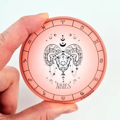 Gifts - Aries zodiac sign magnet - MANDALASHOP