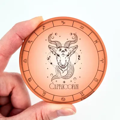 Gifts - Capricorn zodiac sign magnet - MANDALASHOP