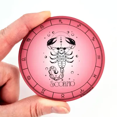 Gifts - Scorpio zodiac sign magnet - MANDALASHOP