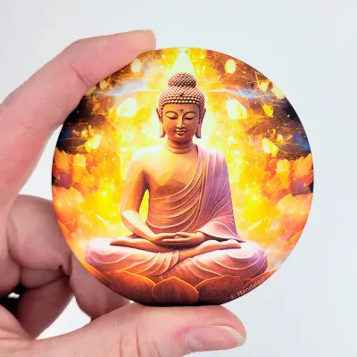 Gifts - The awakening of the Buddha soft touch Magnet - MANDALASHOP