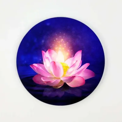 Gifts - Floating Lotus Flower soft touch Magnet - MANDALASHOP