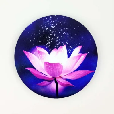 Gifts - Lotus Flower with spark soft touch Magnet - MANDALASHOP