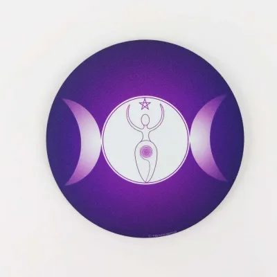 Gifts - Triple moon Goddess soft touch Magnet - MANDALASHOP