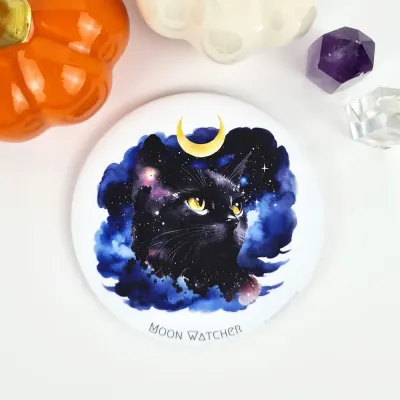 Gifts - Witch magnet Moon Watcher - MANDALASHOP
