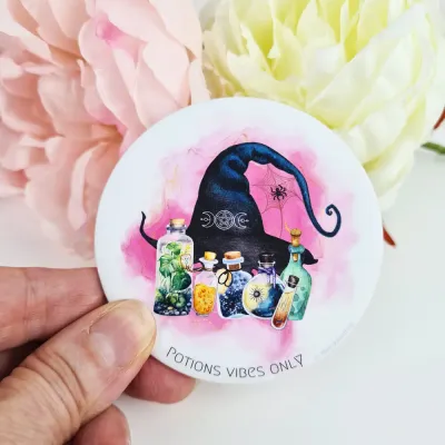Gifts - Witch magnet Potions Vibes Only - MANDALASHOP