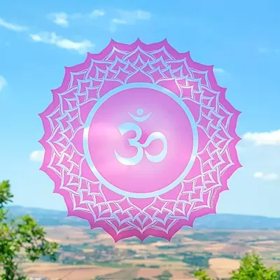 Decorative objects - Repositionable window sticker Aum - MANDALASHOP