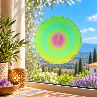 Decorative objects - Repositionable window sticker Mandala protects the house - MANDALASHOP