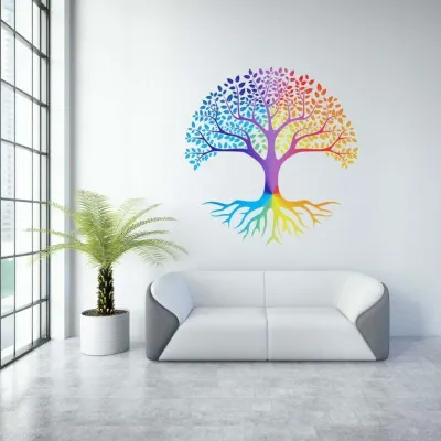 Decorative objects - Tree of Life wall sticker - MANDALASHOP