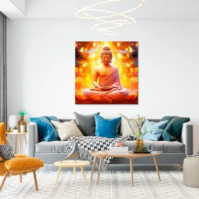 Objets de décoration - Tableau l'éveil du Bouddha - MANDALASHOP