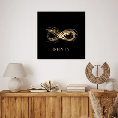 Objets de décoration - Tableau Golden Infinity - MANDALASHOP