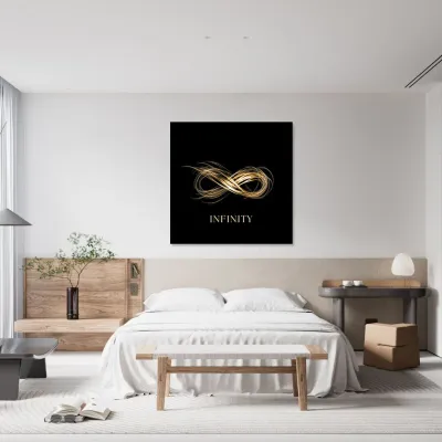 Objets de décoration - Tableau Golden Infinity - MANDALASHOP
