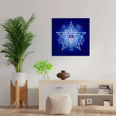 Decorative objects - Tetragrammaton Canvas - MANDALASHOP