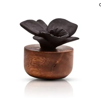Cadeaux - Orchidée - Diffuseur de parfum en bois et porcelaine écologique - ANOQ