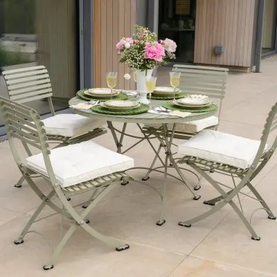 Chaises - Darsham Folding Chair (Design B) Lichen Green - HARROD HORTICULTURAL