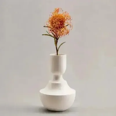 Other Christmas decorations - Mini Vase & Candle Holder in white porcelain - Mini 0.3 - CALLIGRAMME