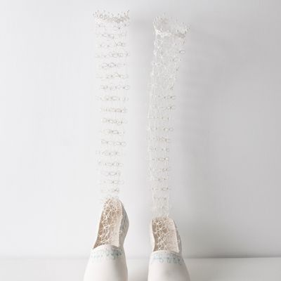 Pièces uniques - chaussons et guêtres de Madame De - AUDE TAHON