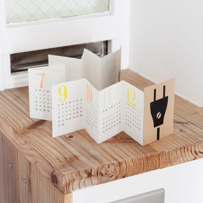 Papeterie bureau - Stamp Perpetual Calendar - MIZUSHIMA