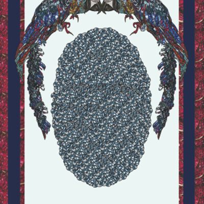 Curtains and window coverings - Curtains Hector Blue - ASTRID SARKISSIAN