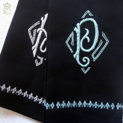 Carafes - MONOGRAMMES - LINHO DO CASTELO - LIN DE CHATEAU