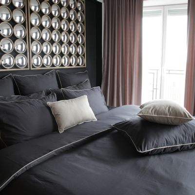 Bed linens - Percale Duvet Cover or Stone Wash - SIRETEX SENSEI LA MAISON DU COTON