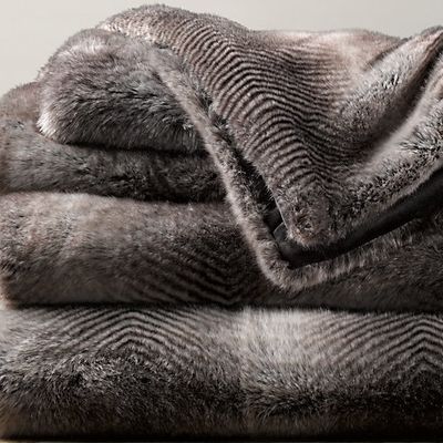 Plaids - Petit motif zèbre - JASON FUR COLLECTION