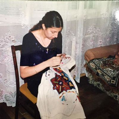 Comforters and pillows - Handmade silk Caucasian Embroidery , - D HOME