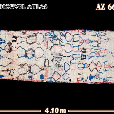 Contemporary carpets - AZILAL ,BENI OURAIINE, BOUCHEROUITE, MRIRT, HANBE, NATTE - LE NOUVEL ATLAS