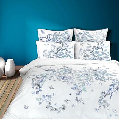 Bed linens - EUPHORIA Blue - GARNIER-THIEBAUT