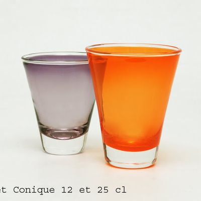 Verre d'art - Verre conique, Gobelet Conique - ERIC LINDGREN