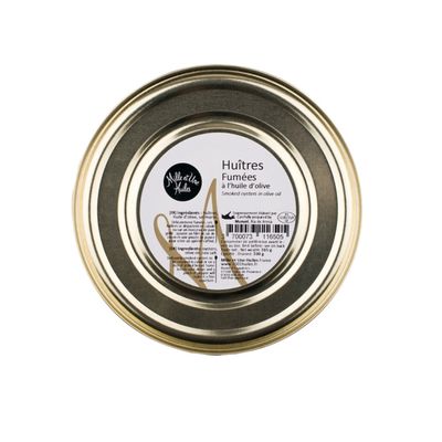 Épicerie fine - Huîtres fumées à l'huile d'olive - MILLE ET UNE HUILES