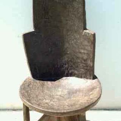 Outdoor decorative accessories - Old stick - Beautiful mask/sculpture - FERNANDO OTERO