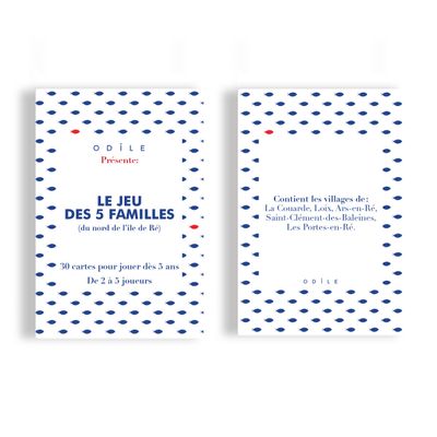 Children's games - Happy families! - ODÎLE