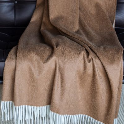 Throw blankets - Double Face Vicuna/Cashmere Throw - ARTIGIANI DEL CASHMERE