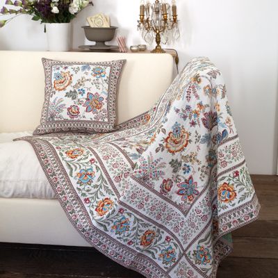 Coussins textile - Nappe Garance & Montespan - TISSUS TOSELLI