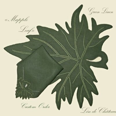 Linge de table textile - SETS DE TABLE. - LINHO DO CASTELO - LIN DE CHATEAU