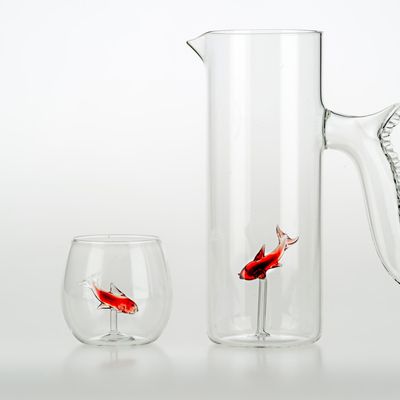 Carafes - Little Fish Jug and Glasses - CASARIALTO MILANO
