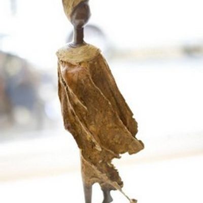 Sculptures, statuettes et miniatures - Bronze "Femme du Sahel" - MOOGOO CREATIVE AFRICA