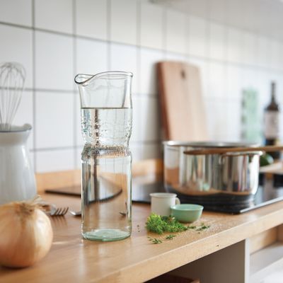 Art glass - SAMESAME No. 02 glass carafe - SAMESAME - UPCYCLED GLASS PRODUCTS