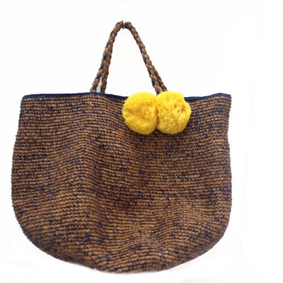 Decorative objects - POMPOM madrague basket XL - NORO