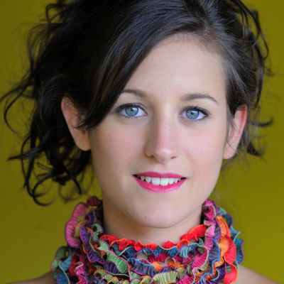 Jewelry - Pleated textile necklace, like a Tourbillon - MONIKA LINE-GOLZ