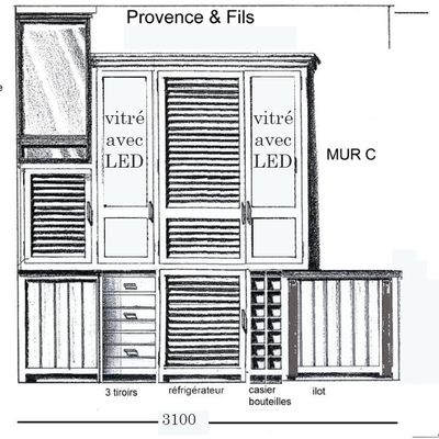 Wardrobe - CUISINE PLANTEUR - PROVENCE & FILS