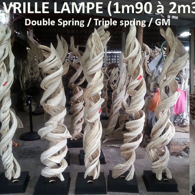 Éclairage LED - VRILLE BLANCHE avec ou sans lampe (190 a 2m30) / (1m) - DCAA