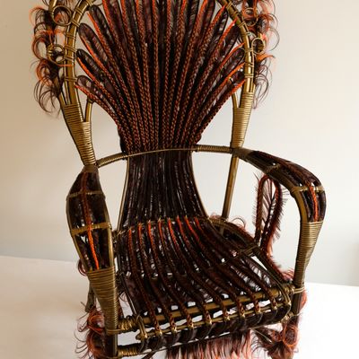 Decorative objects - LEAR Armchair - MICKI CHOMICKI HAIR BRUT
