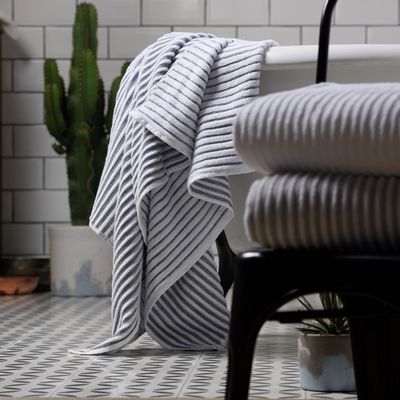 Bath towels - Terry Stripe Towel - L'APPARTEMENT