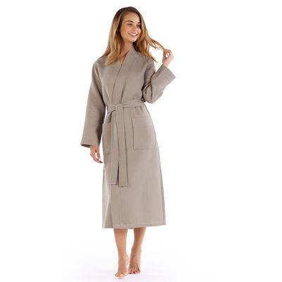 Cabines de douche - Peignoir et pantoufles Mia gaufrée - L'APPARTEMENT