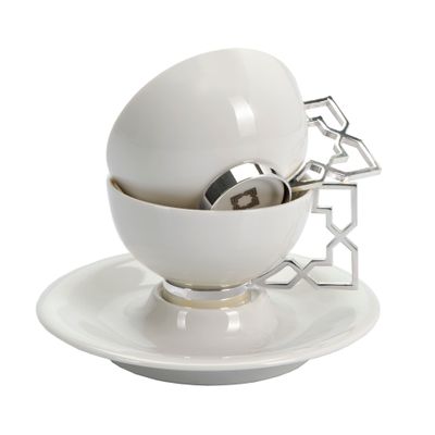 Coffee and tea - Supreme Coffee Cup set for 2 (4 pcs) - ANATOLI