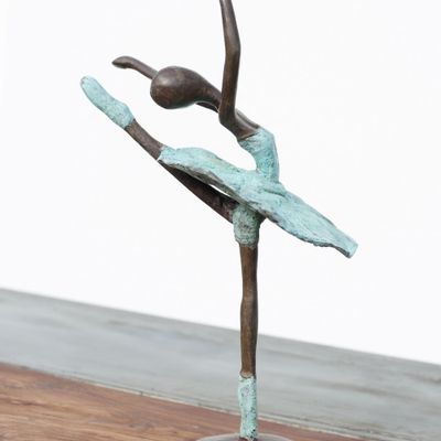 Sculptures, statuettes et miniatures - Sculpture en Bronze "danseuse ballerine" - MOOGOO CREATIVE AFRICA