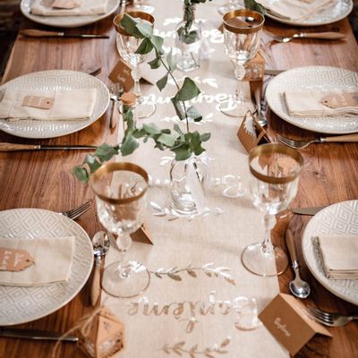 Christmas table settings - THE COMMUNION AND BAPTISM  - ARTYFETES FACTORY