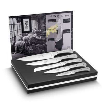 Kitchen utensils - FlatCut Kitchen Knife - 5 Piece Set - LAGUIOLE CLAUDE DOZORME