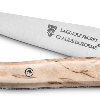 Barbecues - Laguiole Secret pocket knife - Juniper handle - LAGUIOLE CLAUDE DOZORME